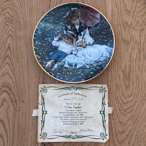 Sandra Kuck Special Edition Mother’s Day Plate - “A Time Together”